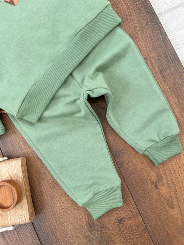 Paper Zoo Omuzdan Çıtçıtlı Erkek Bebek Takım