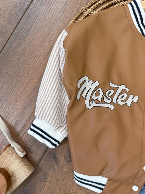 Master Derİ Ceket (yapay-suni) Likralı Kot Pantolon Badili 3lü Erkek Bebek Takım