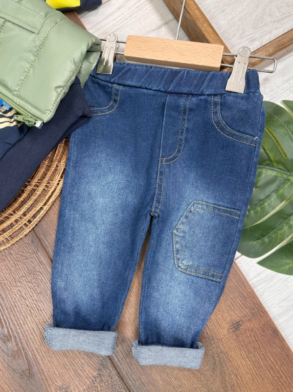 Şişme Yelek Kapüşonlu Etnik Desen Sweatshirt Likralı Pantolon 3lü Erkek Bebek Takım