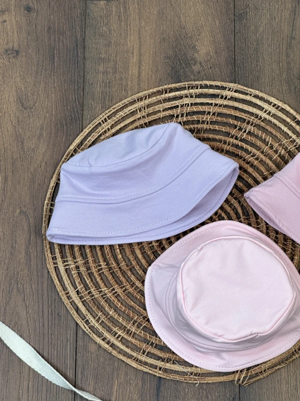 Safari Renkli 3lü set Kız Bebek Şapkası - KARIŞIK